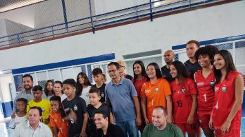 Vereadores participam de inauguração do Complexo Esportivo Elzo Calixto Mattar